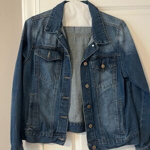 Crown & Ivy Blue Denim Jacket